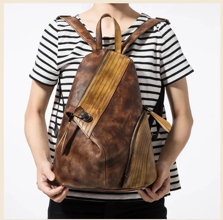 Genuine Leather Designer Backpack For Women