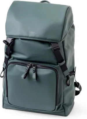 Genuine Leather Travel Backpack Locus, Made In Japan, No.672703, Green