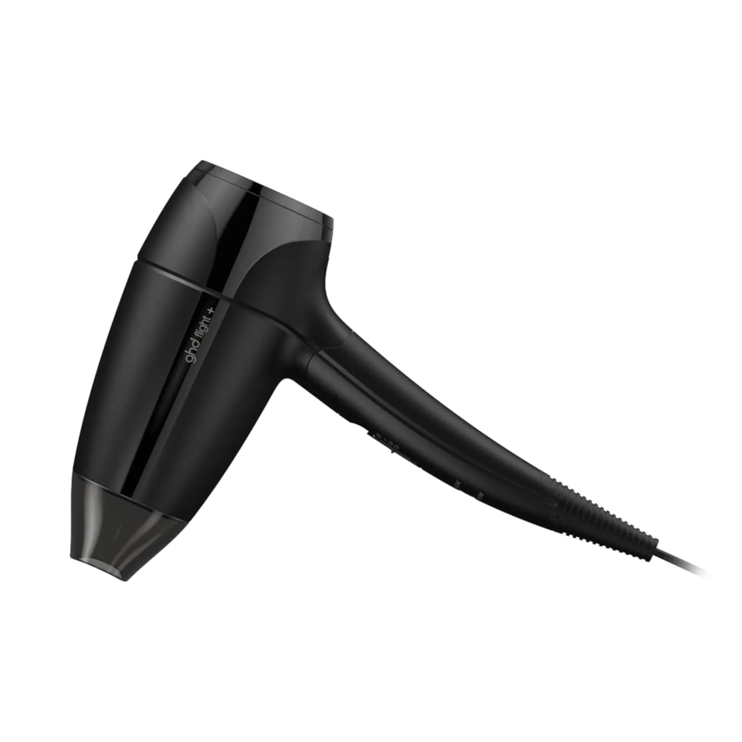 ghd Flight  Travel Hair Dryer ― 1300w Professional Portable Hair Volumizer, Suitcase Friendly, Lightweight, Powerful, and Compact Blow Dryer with Luxurious Travel Case ― Black