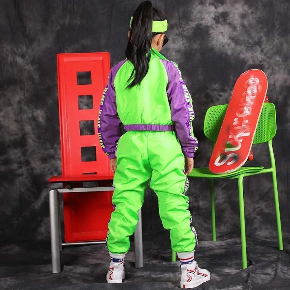 Girls Dance Clothing Set, Hip Hop Modern Jazz Team Performance Costume, Girls Dance Wear Sets