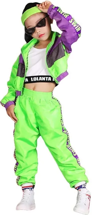 Girls Dance Clothing Set, Hip Hop Modern Jazz Team Performance Costume, Girls Dance Wear Sets