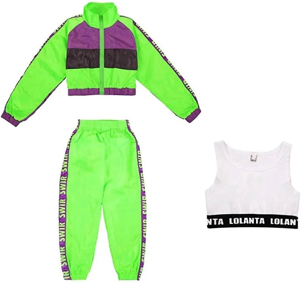 Girls Dance Clothing Set, Hip Hop Modern Jazz Team Performance Costume, Girls Dance Wear Sets