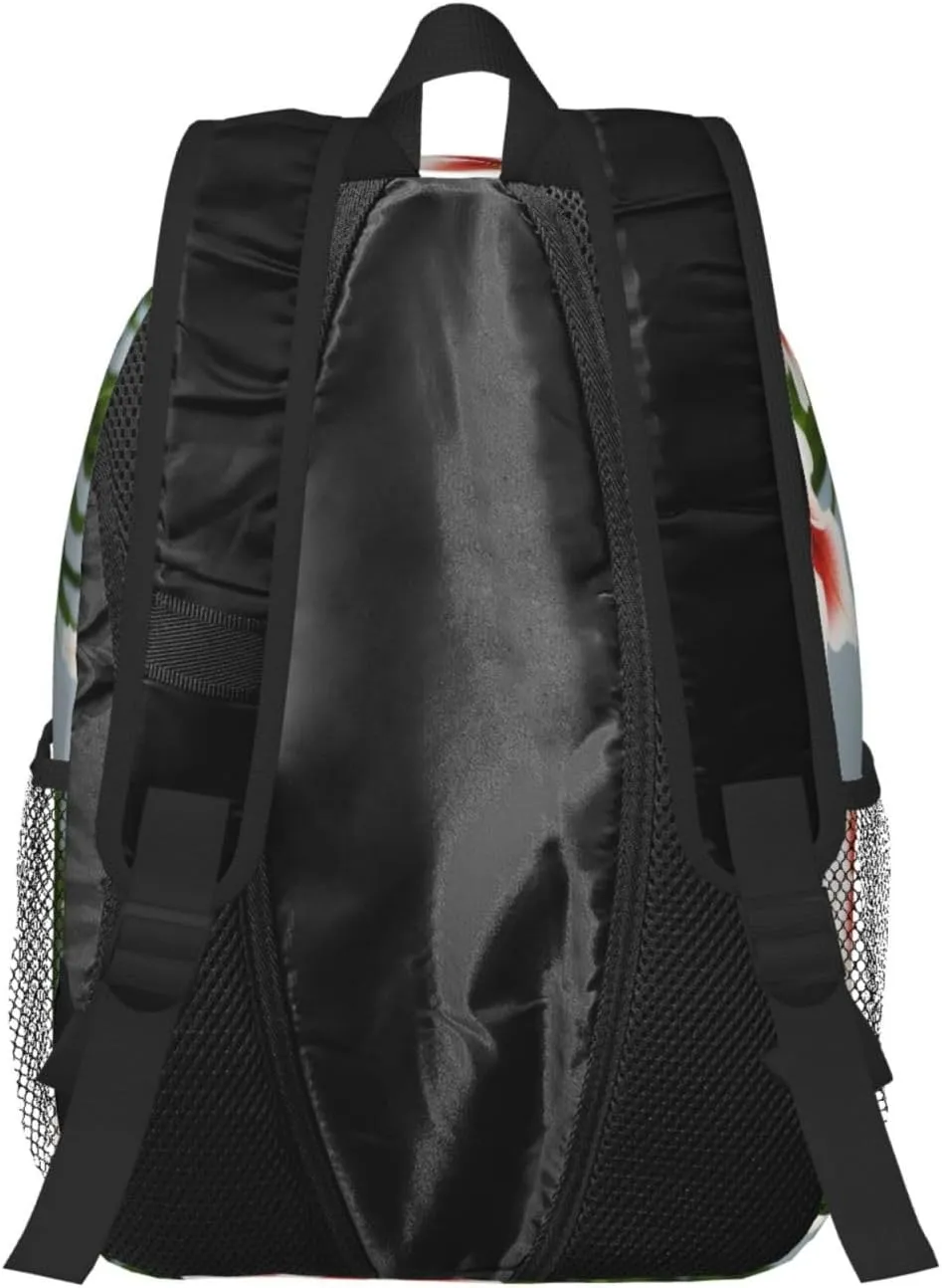 Gladioluses Backpack Lightweight Casual Backpack Double Shoulder Bag Travel Daypack With Laptop Compartmen