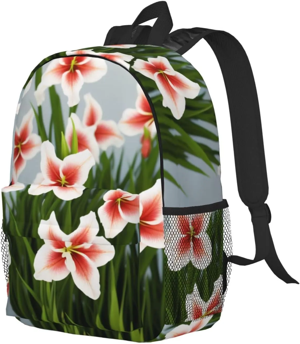 Gladioluses Backpack Lightweight Casual Backpack Double Shoulder Bag Travel Daypack With Laptop Compartmen