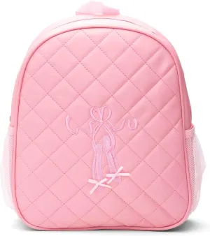GLOBAL FBA INC Dance Bag For Girls 3-9 Years Old, Backpack Ballet with Padded Straps, Ballet Items, Ballerina Gifts For Little Girls