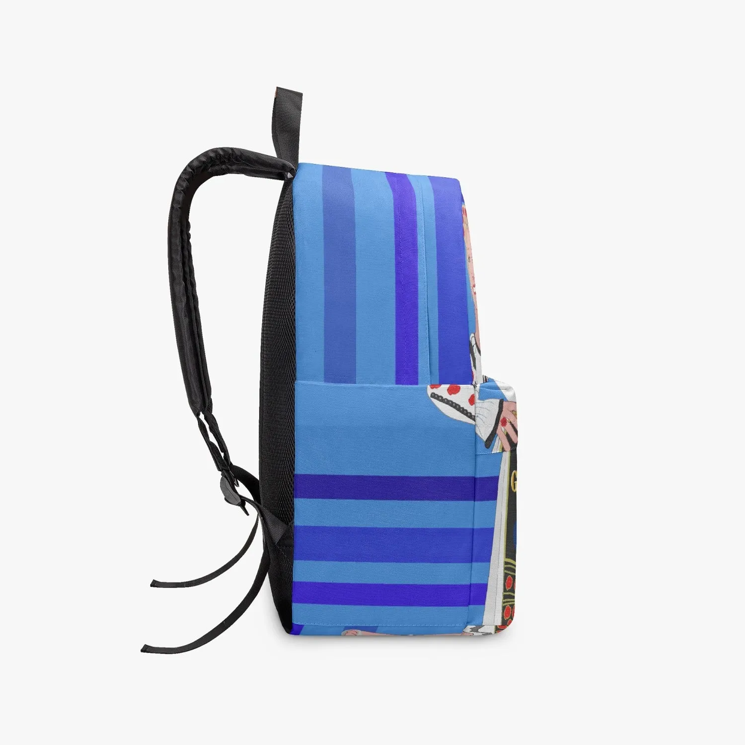 GLOBAL FREEDOM UNITED© Couple Romania Deep Blue - All-over-print Canvas Backpack