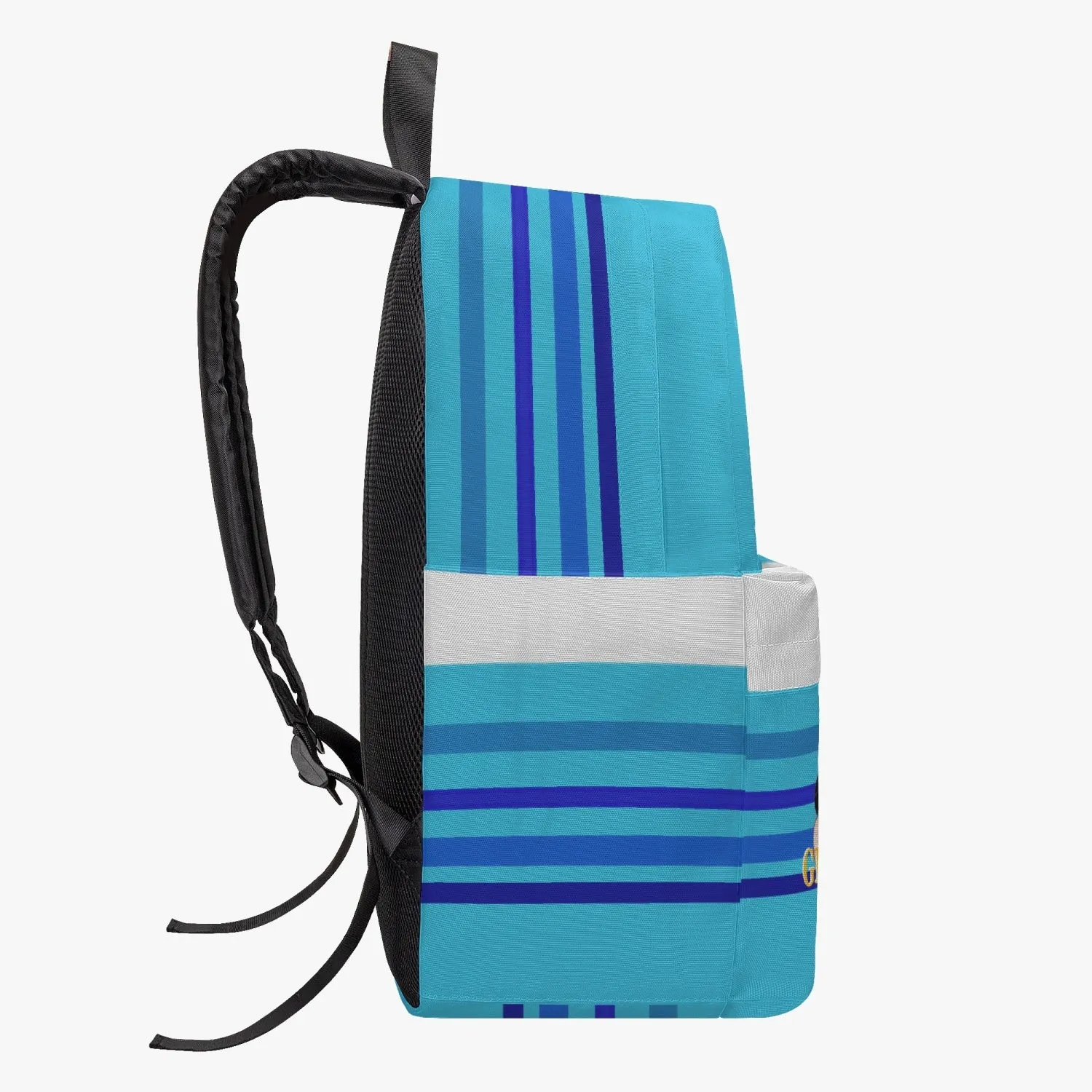 GLOBAL FREEDOM UNITED© Men AFGHANISTAN & USA BLUE All-over-print Canvas Backpack