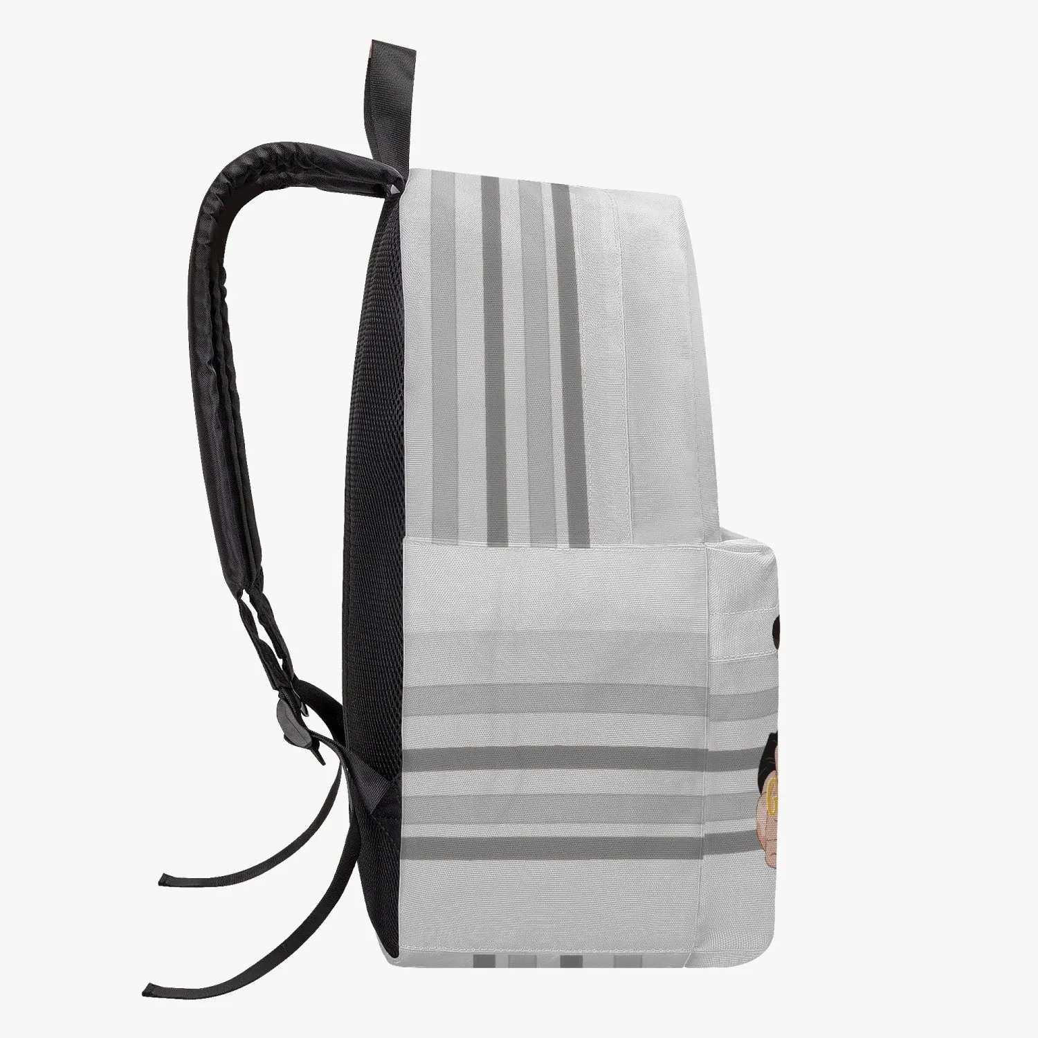 GLOBAL FREEDOM UNITED© Men AFGHANISTAN & USA GREY All-over-print Canvas Backpack