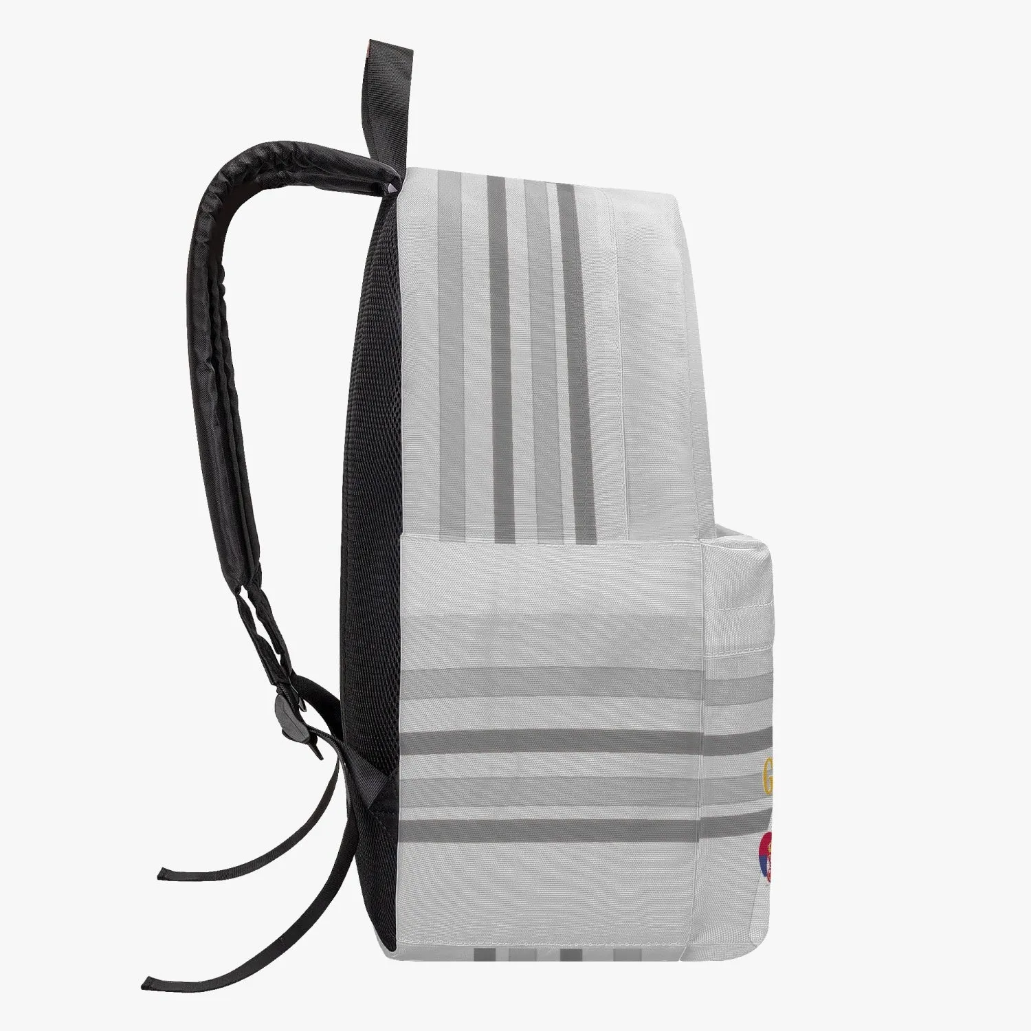 GLOBAL FREEDOM UNITED MEN ALBANIA & SERBIA OLD PEACE GREY All-over-print Canvas Backpack
