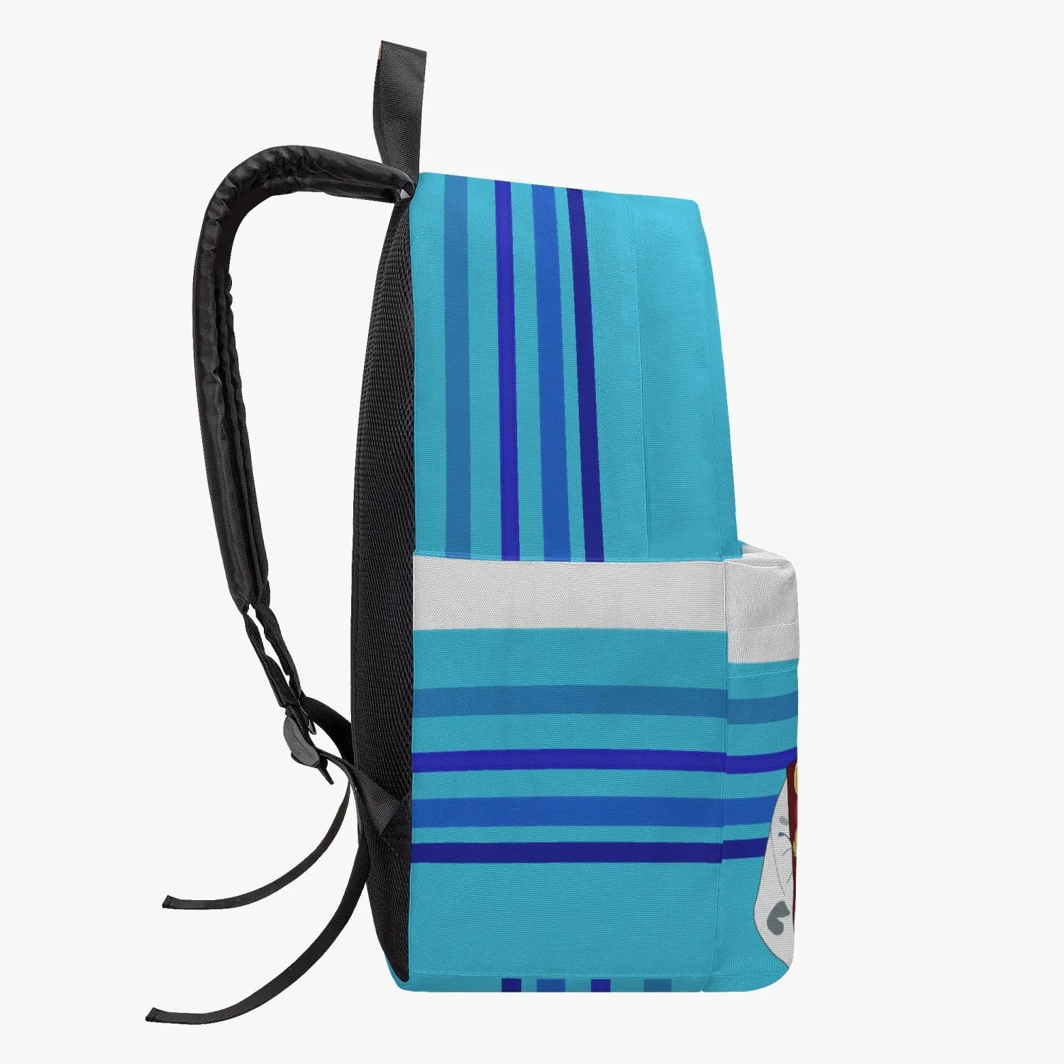 GLOBAL FREEDOM UNITED© Men Croatia & Serbia BLUE All-over-print Canvas Backpack