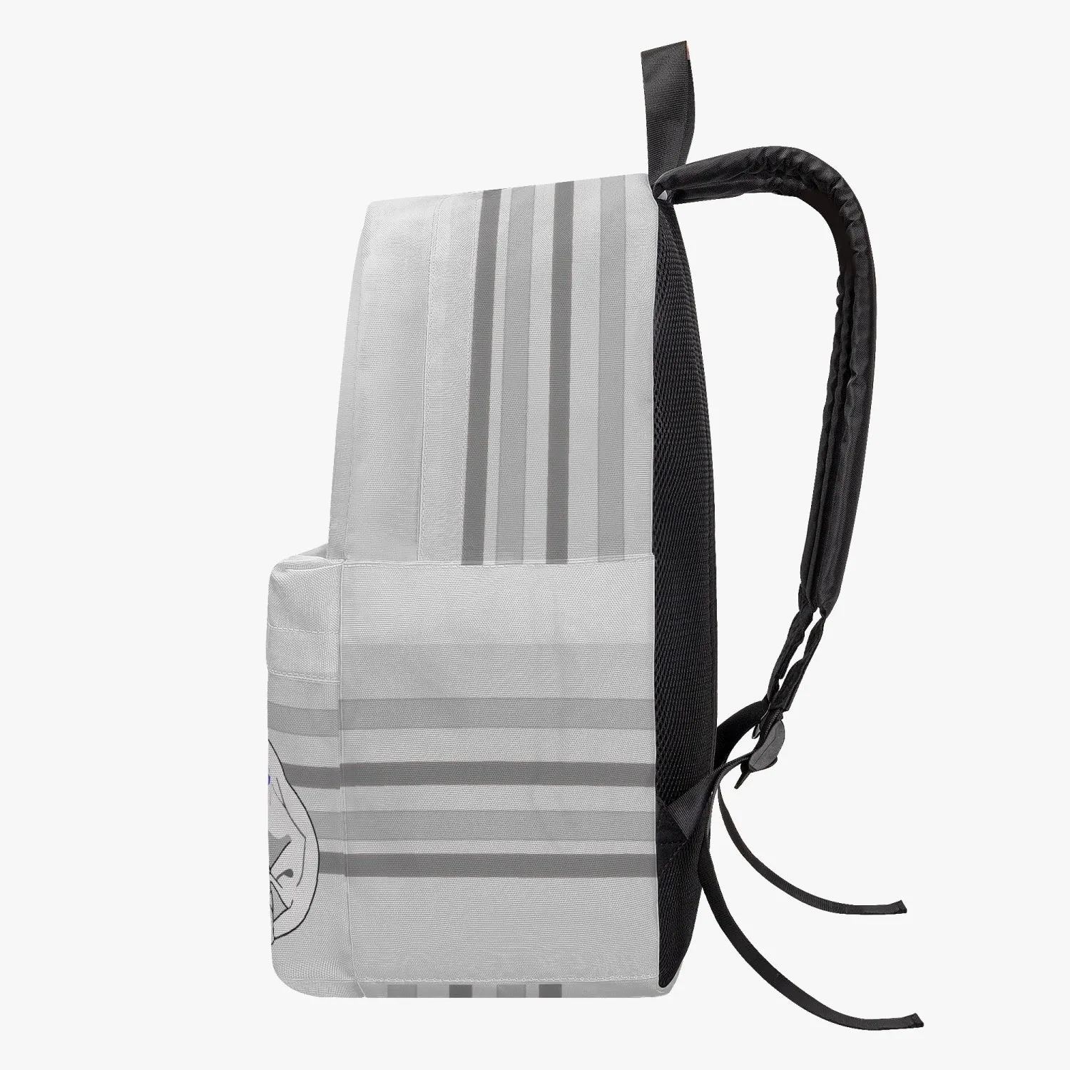 GLOBAL FREEDOM UNITED© Men Croatia & Serbia GREY All-over-print Canvas Backpack
