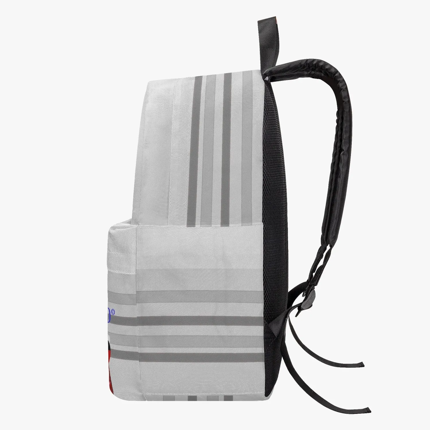 GLOBAL FREEDOM UNITED WOMEN ROMANIA & GERMANY OLD PEACE GREY All-over-print Canvas Backpack
