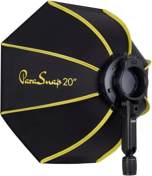 Glow PS-B20K ParaSnap Octagonal Softbox (20") for Round Head Flashs Zoom Li-on X, Profoto A1 and Godox V1