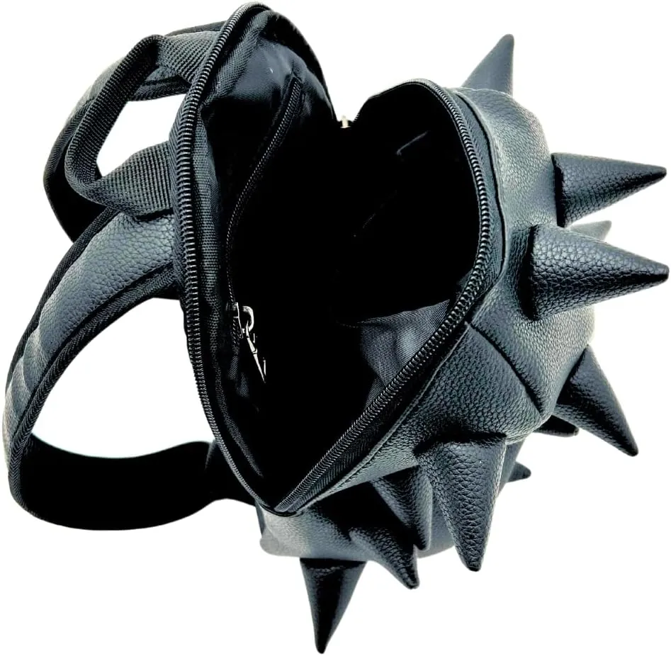 Got Your Black Spike Mini Travel Backpack | Edgy Faux Leather Bag with Spikes, Compact Design, Durable & Water-Resistant | Ideal for Everyday Use, or Work