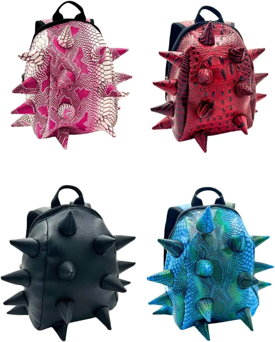 Got Your Black Spike Mini Travel Backpack | Edgy Faux Leather Bag with Spikes, Compact Design, Durable & Water-Resistant | Ideal for Everyday Use, or Work