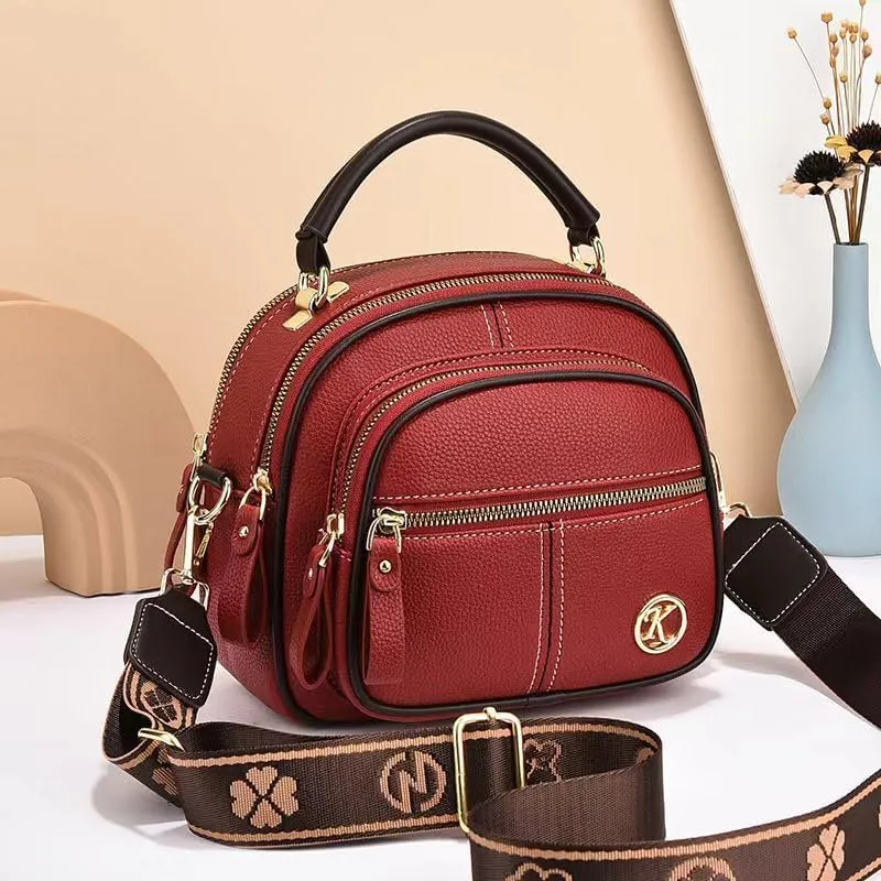 Gpmsign Leather Bag for Women: Fashionable women's shoulder bag - suitable for daily commuting and travel