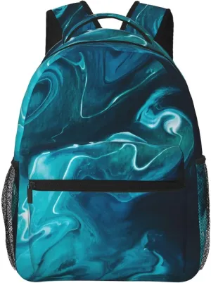Gravity Ii Backpack Casual Pack Bag Laptop Backpack With Side Pocket Front Zipper Pocket Bookpack Travel Daypack Picnic Rucksack