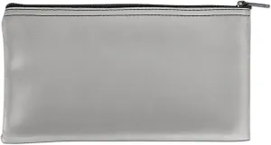Gray Expanded Vinyl Reusable Deposit Bag - 11W x 6H