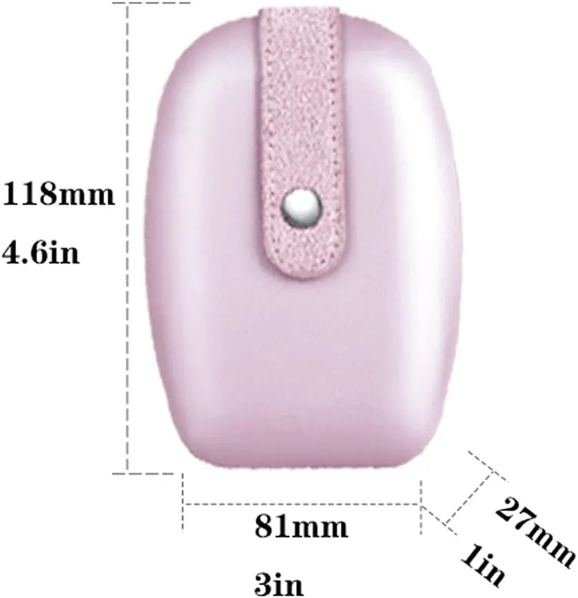GRFIT Nail Clippers Kit Nail Clippers,Mini Manicure Set Nail Clipper Set 6 in 1 Stainless Steel Pedicure Care Grooming Kit ​with Portable Travel Case Pedicure Tools for Feet (Color : Pink)