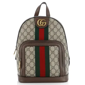 GUCCI Ophidia Backpack GG Coated Canvas Small