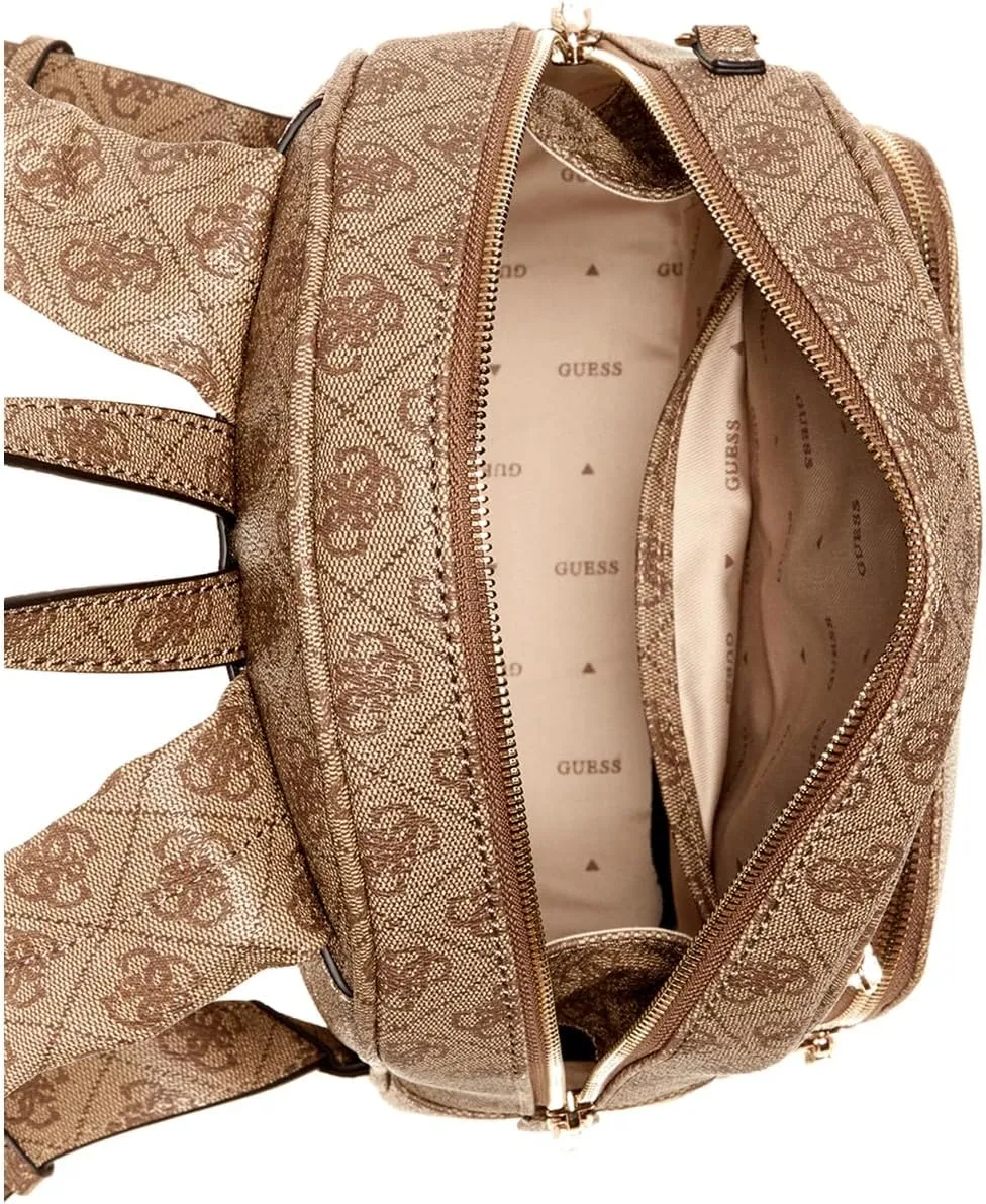 GUESS Power Play Tech Backpack, Latte Logo