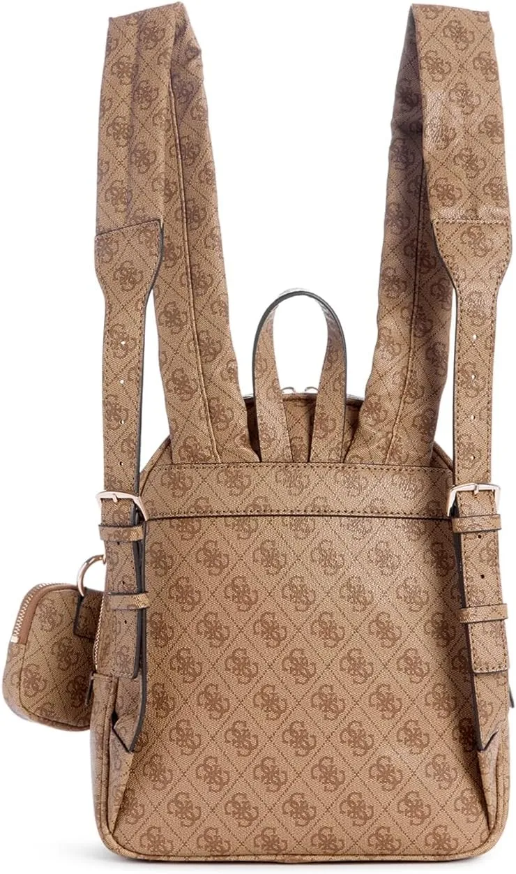 GUESS Power Play Tech Backpack, Latte Logo