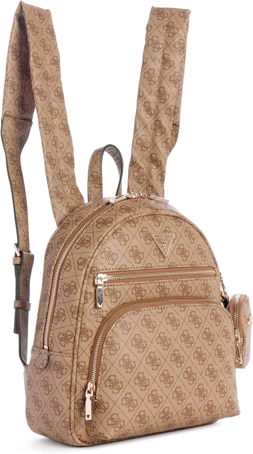 GUESS Power Play Tech Backpack, Latte Logo