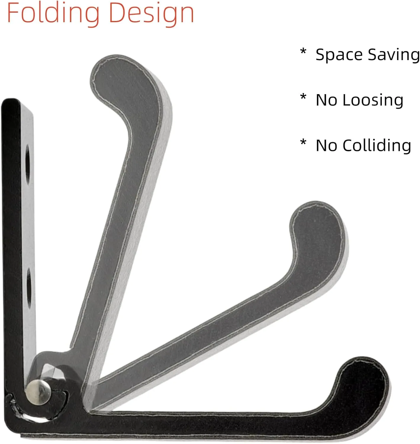 Gun Rack Wall Mount Gun Racks Folding Shotgun Hooks Hangers Scratchproof with Soft Padding -Excellent for Indoor Hanging, Display, or Storing Any Gun, Sword, and Bow