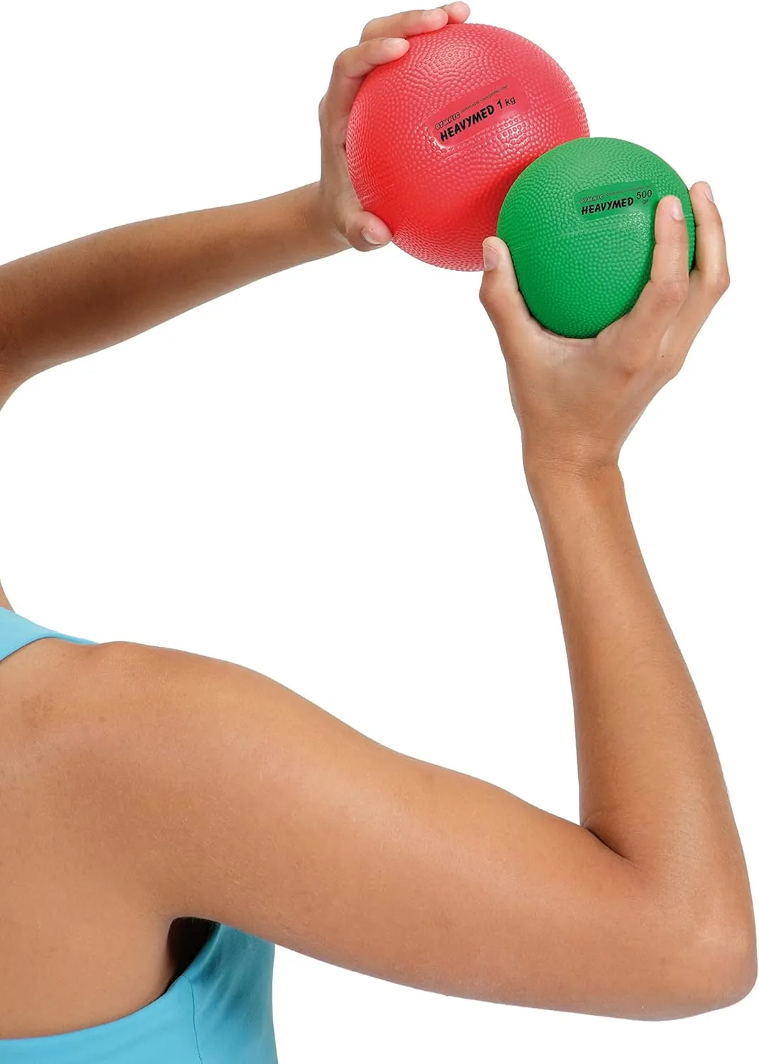 Gymnic Heavymed 500 Medicine Ball, 10cm/500g/1.1 lb, Green