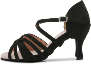 GYUBLWomens Dancing Shoes Latin Salsa Dnace Heel Performance,M052