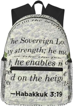 Habakkuk 3 19 Lightweight Packable Backpack Travel Casual Hiking Daypack Foldable Backpack For Men Women