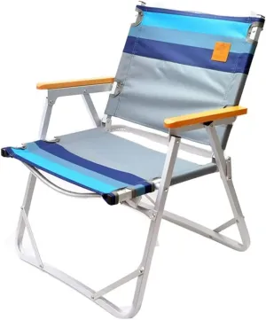 Habrur Camping Chair Fishing Chair Folding Chairs Camping Outdoor Ultra-Light Aluminum Alloy Folding Leisure Chair Camping Barbecue Canvas Portable Recliner Lawn Chairs Outside