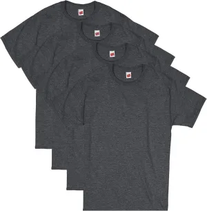 Hanes Men's Short Sleeve Essentials Crewneck Cotton T-Shirt, Multipack
