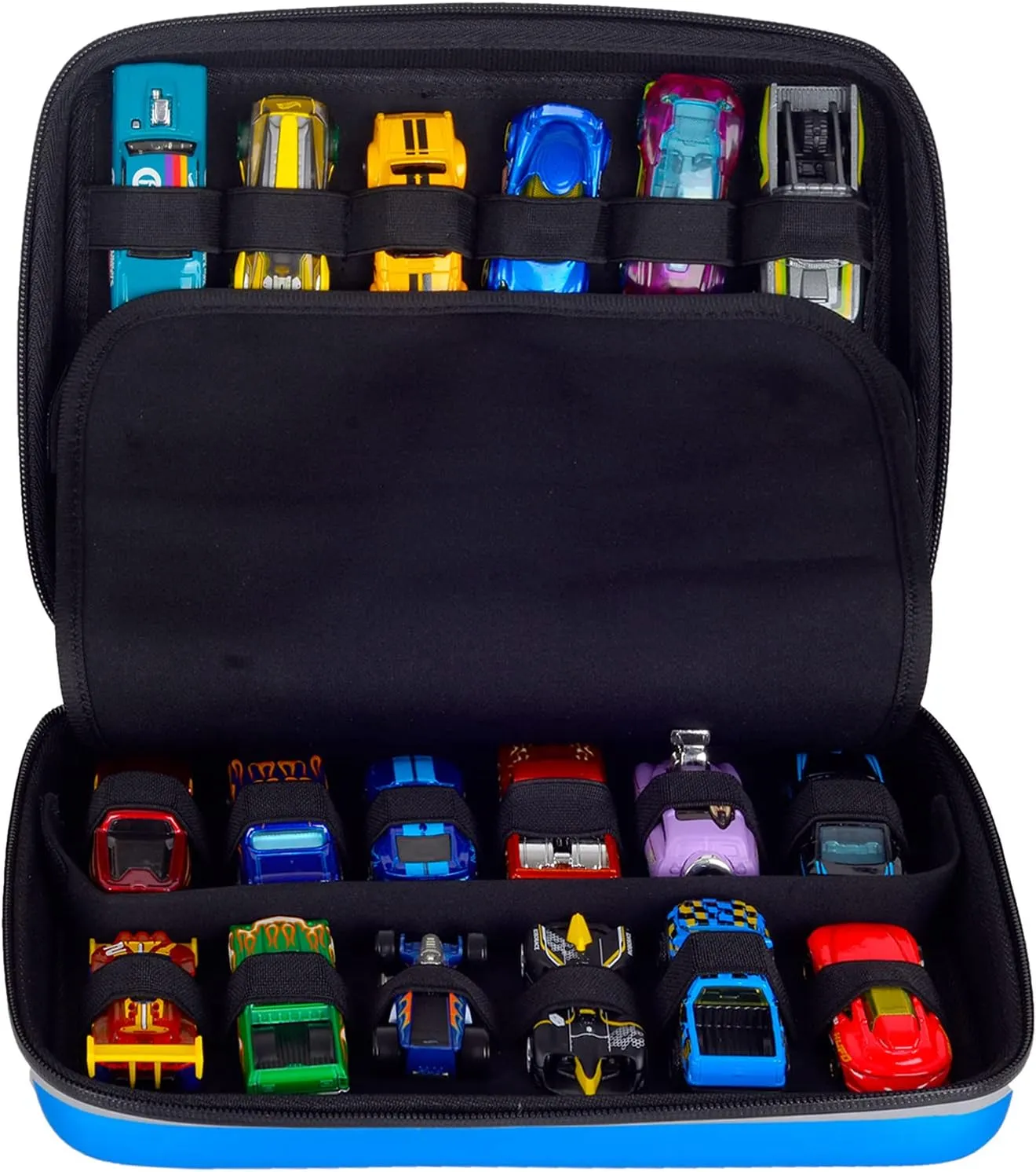Hard PU EVA Protective Carrying Storage Case For HOT WHEELS 20-Car Pack,HOT WHEELS 24-Car Pack, Matchbox Cars Case