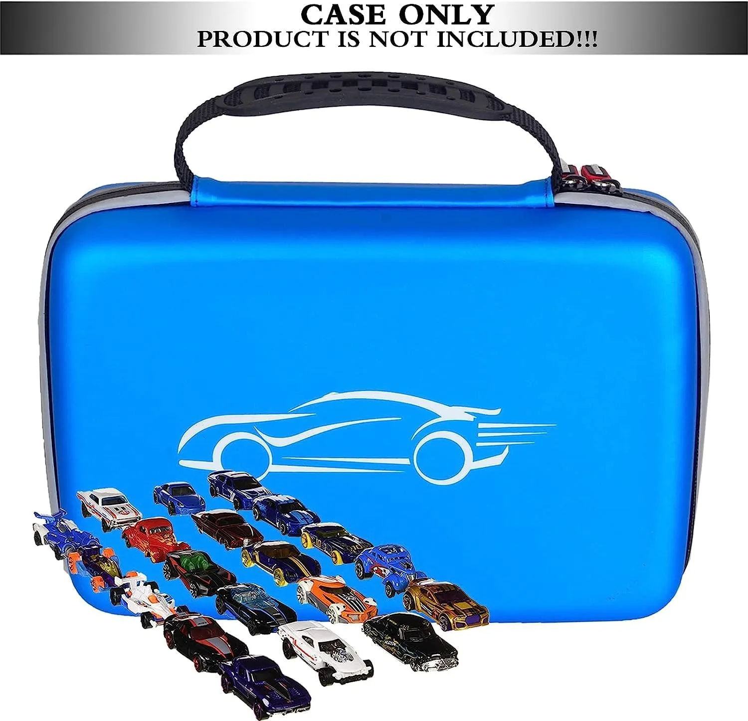 Hard PU EVA Protective Carrying Storage Case For HOT WHEELS 20-Car Pack,HOT WHEELS 24-Car Pack, Matchbox Cars Case