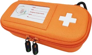 Hardcase Insulated - Standard CASE - Medication Bag for Allergy and Asthma - Highly Visible and Noticeable in The case of an Emergency