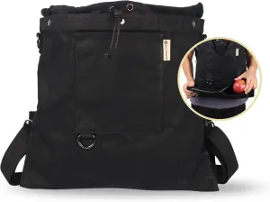Harvesting and Foraging Bag, Waxed Canvas Bag with Mesh and Water-resistant Inserts, Ideal for Fruits, Vegetables, and Mushrooms