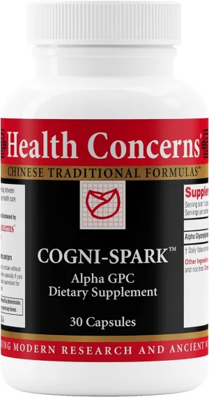 Health Concerns Cogni Spark - Brain Health Support for Memory - Focus Supplement - 30 Capsules