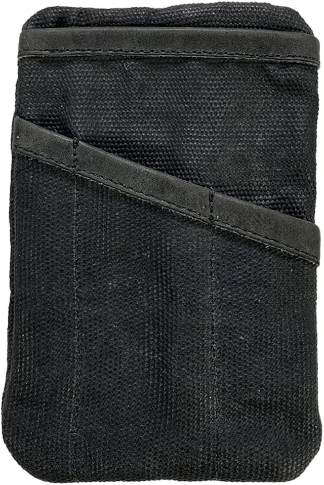 Hide & Drink, Multi-Tool Pocket Pouch, Compact Multipurpose EDC Zippered Bag, Mini Camping Tool Case, Waxed Canvas, Knife Holster, Handmade Slim Organizer