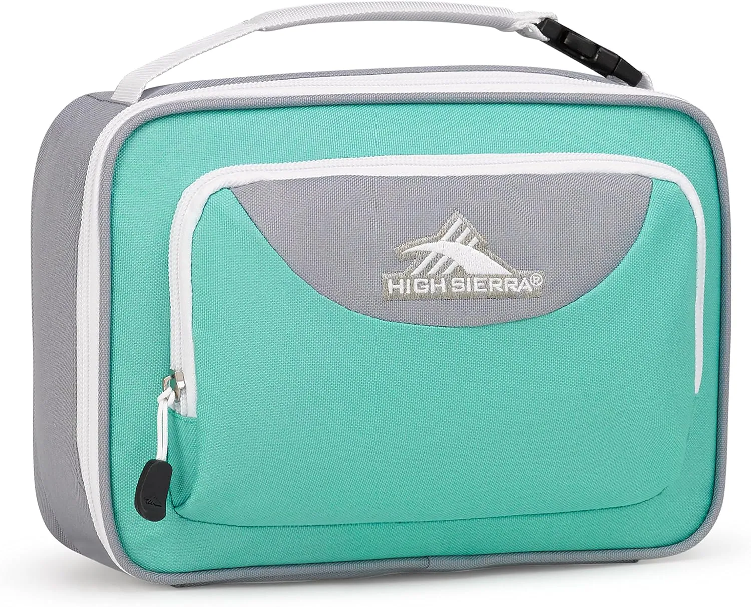 High Sierra Single Compartment Lunch Bag, Aquamarine/Ash/White, One Size