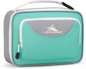 High Sierra Single Compartment Lunch Bag, Aquamarine/Ash/White, One Size