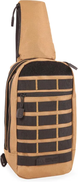 Highland Tactical Expo Sling Bag, Desert/Black