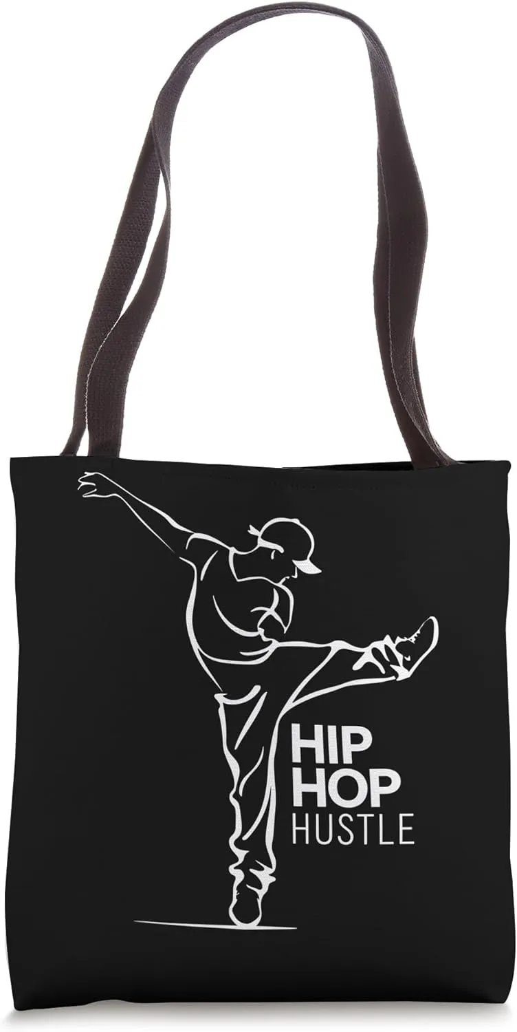 Hip Hop Dancing Breakdancing Rap Music Choreography Tote Bag