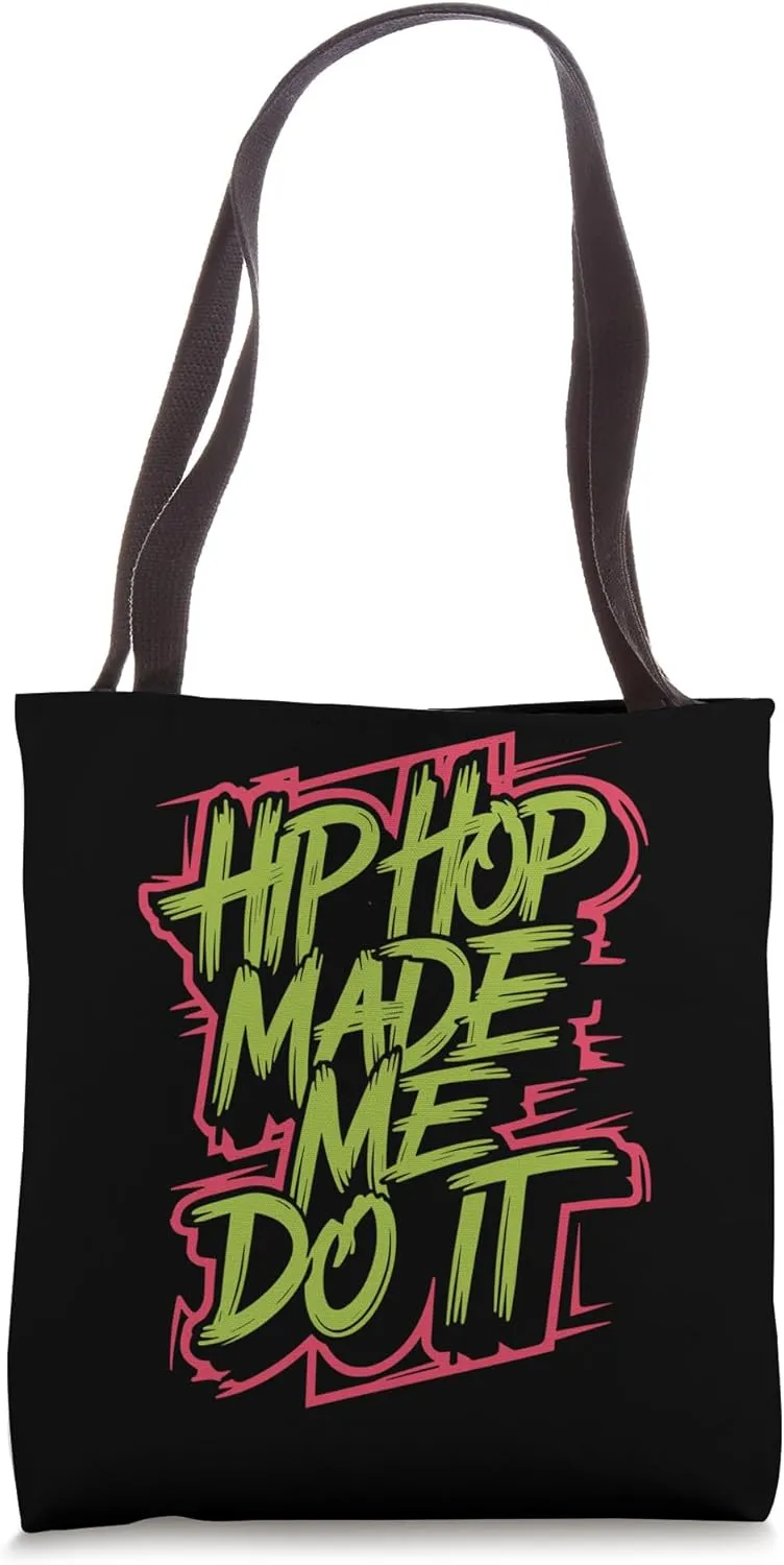 Hip Hop Dancing Breakdancing Rap Music Choreography Tote Bag