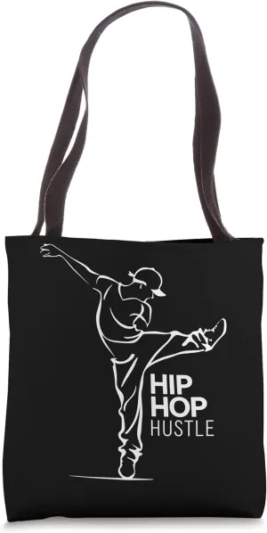 Hip Hop Dancing Breakdancing Rap Music Choreography Tote Bag