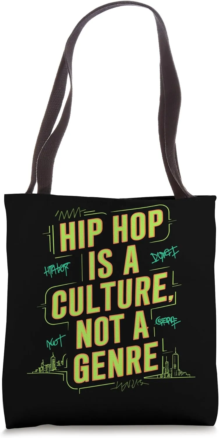 Hip Hop Dancing Breakdancing Rap Music Choreography Tote Bag