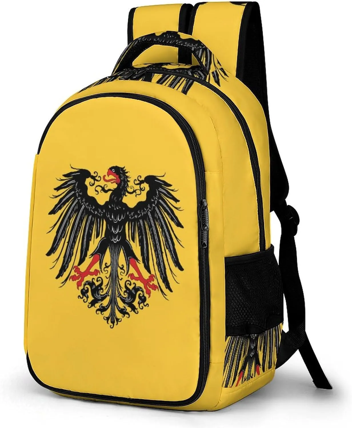 Historical Flag of Holy Roman Empire Basic Backpack Travel Daypack for Men Women Work Hiking Laptop Bag