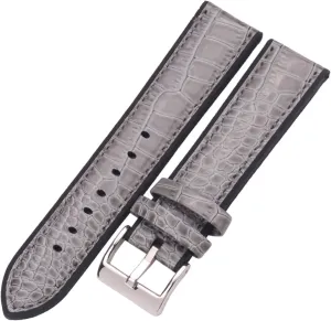 HMFang Genuine Leather And Rubber Watchbands Women Men Coffee Gray 20mm 22mm Watch Band Strap Diving Waterproof Bracelet