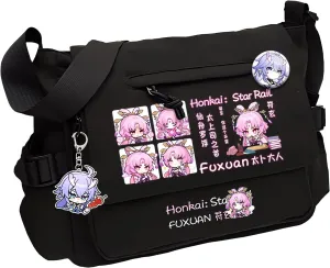 Honkai Star Rail Handbag Argenti Crossbody Bag Cute Single Shoulder Bag Adult 3D Print Anime Backpack Bag