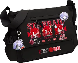 Honkai Star Rail Handbag Aventurine Crossbody Bag Cute Single Shoulder Bag Adult 3D Print Anime Backpack Bag
